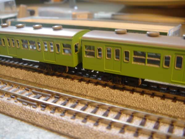 103 Series Commuter EMU :: 103 (non-ATC) Yamanote Line Green Colour